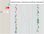 3-mal osztható számok gyűjtése - játék